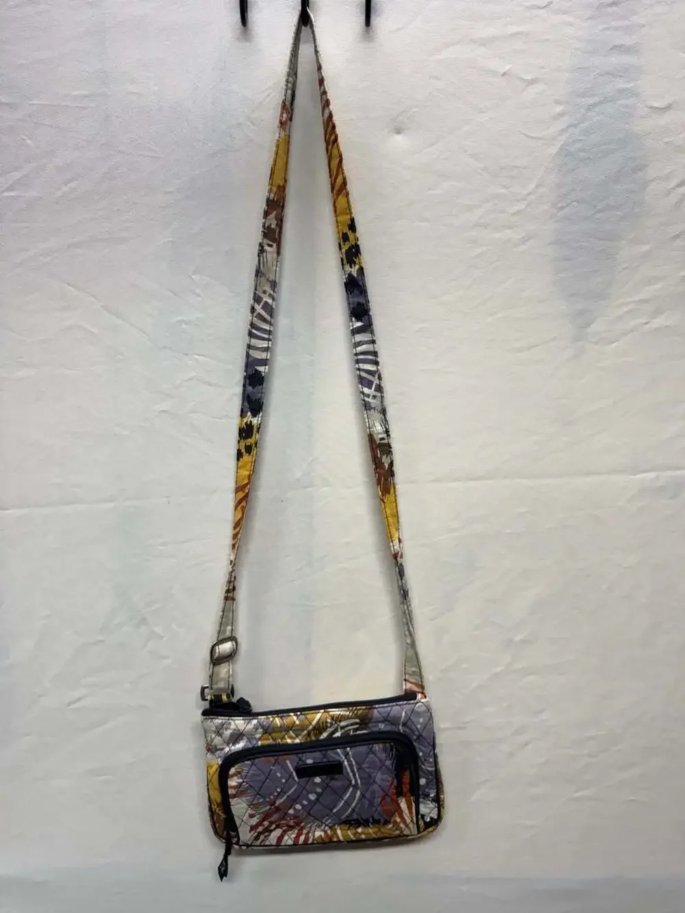 Vera Bradley Little Hipster Crossbody Bag Painted Feathers